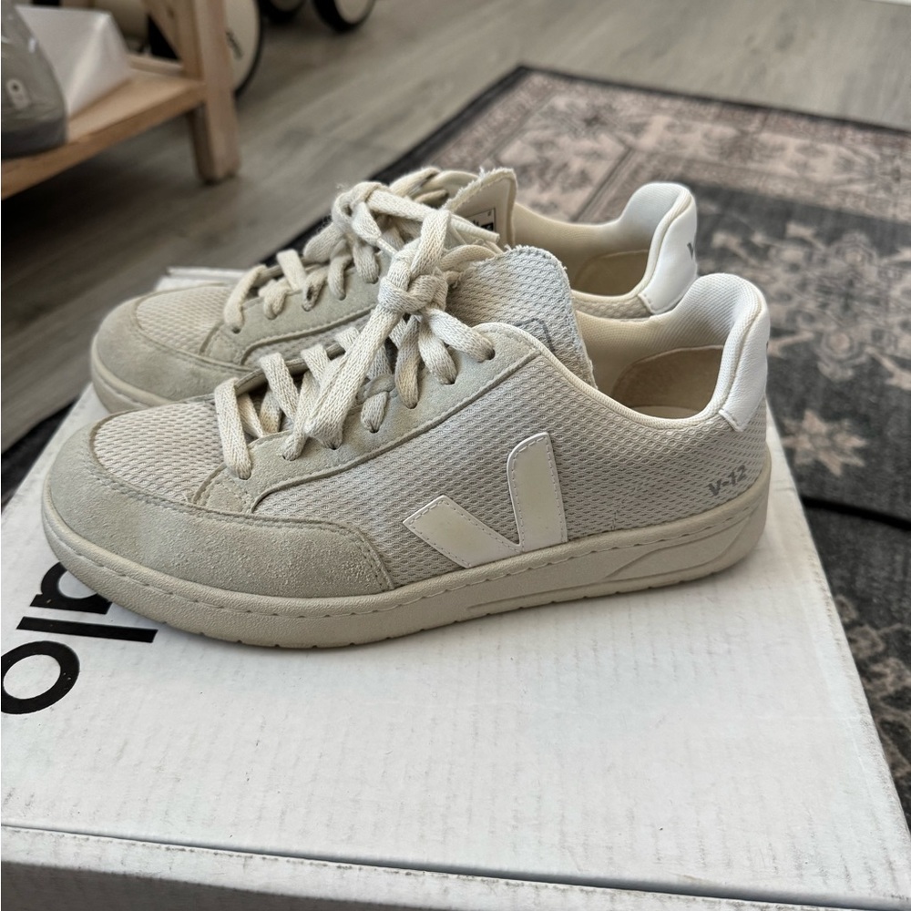 Veja Cream Sneakers